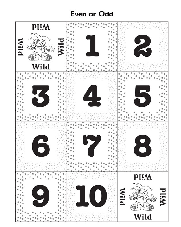 Even or Odd - Printable Math Worksheet