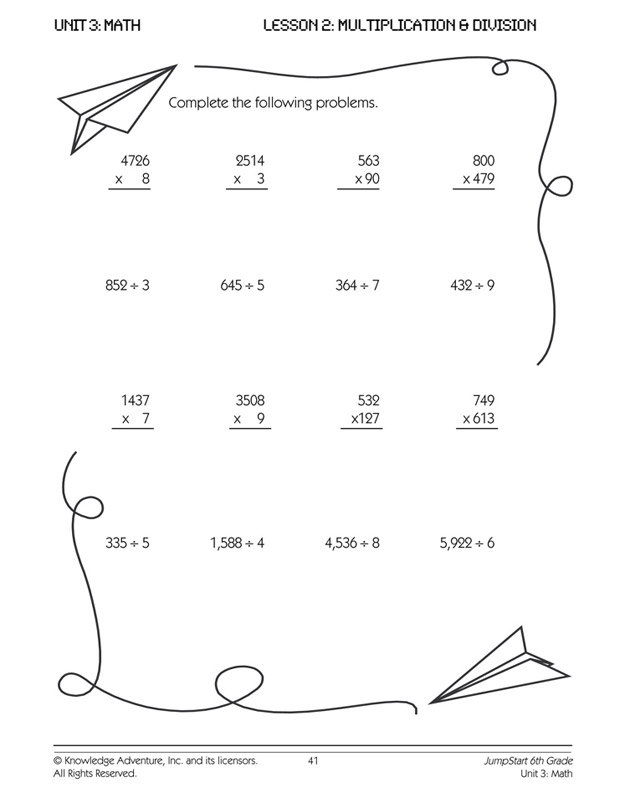 Multiplying the Divide - Math Worksheet for Kids