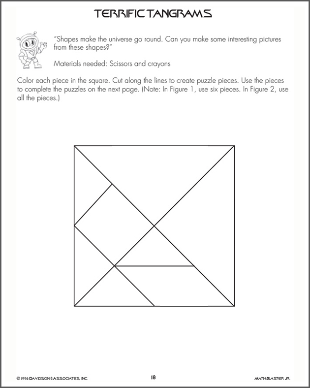 Terrific Tangrams - Math Activity for Kids