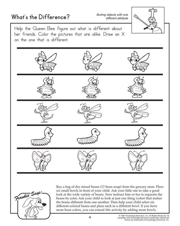 What's the Difference? - Math Worksheet for Kids