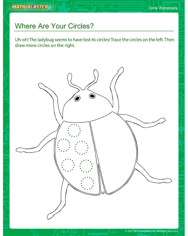 Where are Your Circles? - Circle Worksheet for Kids