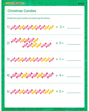 Free Division Worksheet for 2nd Grade