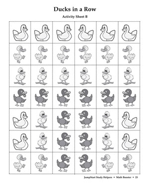Ducks in a Row - Printable Math Activity for Kids