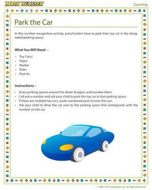 Free Counting Activity for Kindergarten
