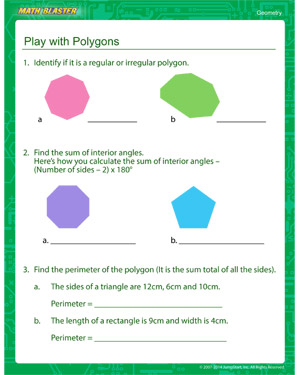 Free third grade geometry worksheet