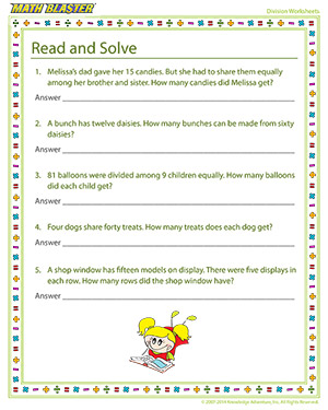 Free division printables for elementary grades