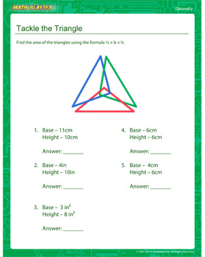 Free fourth grade geometry worksheet
