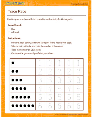 Free Math Activity for Kindergarten