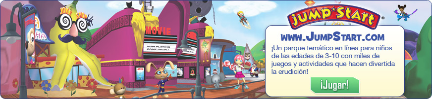 JumpStart - Juego de Aprendizaje en Línea tipo Aventura para Niños